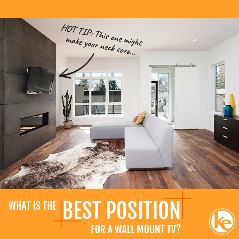 What is the Best Position for your Wall Mounted TV?